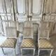 Set of 6 lacquered Louis XVI chairs circa 1950