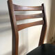 Series of four Scandinavian ash chairs