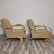 Art Deco Lounge Chairs from Jindřich Halabala, 1950s, Set of 2