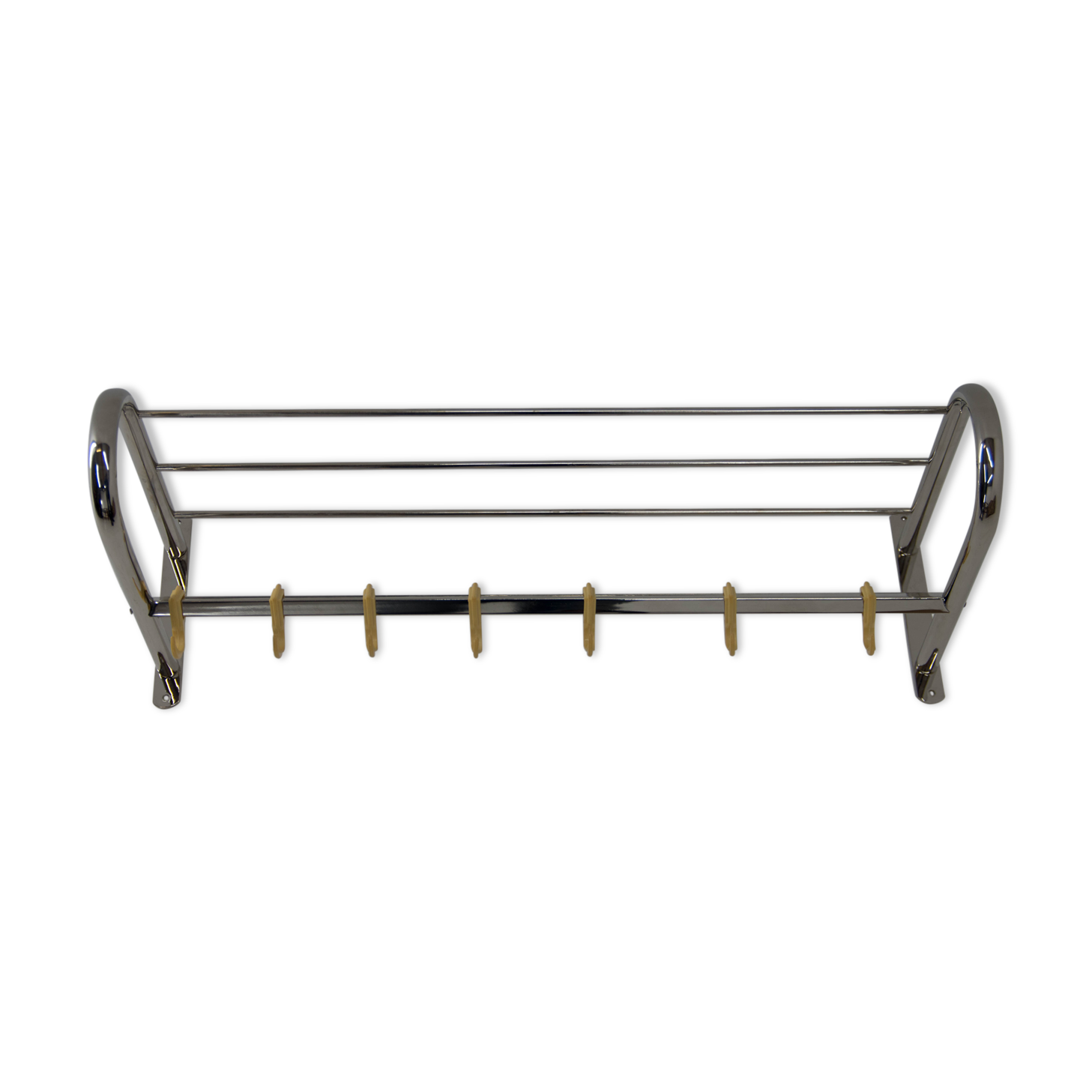 Bauhaus deco wall coat hanger, 1920s