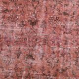 6x10 Vintage Red Floral Vintage Rug, 198x297Cm