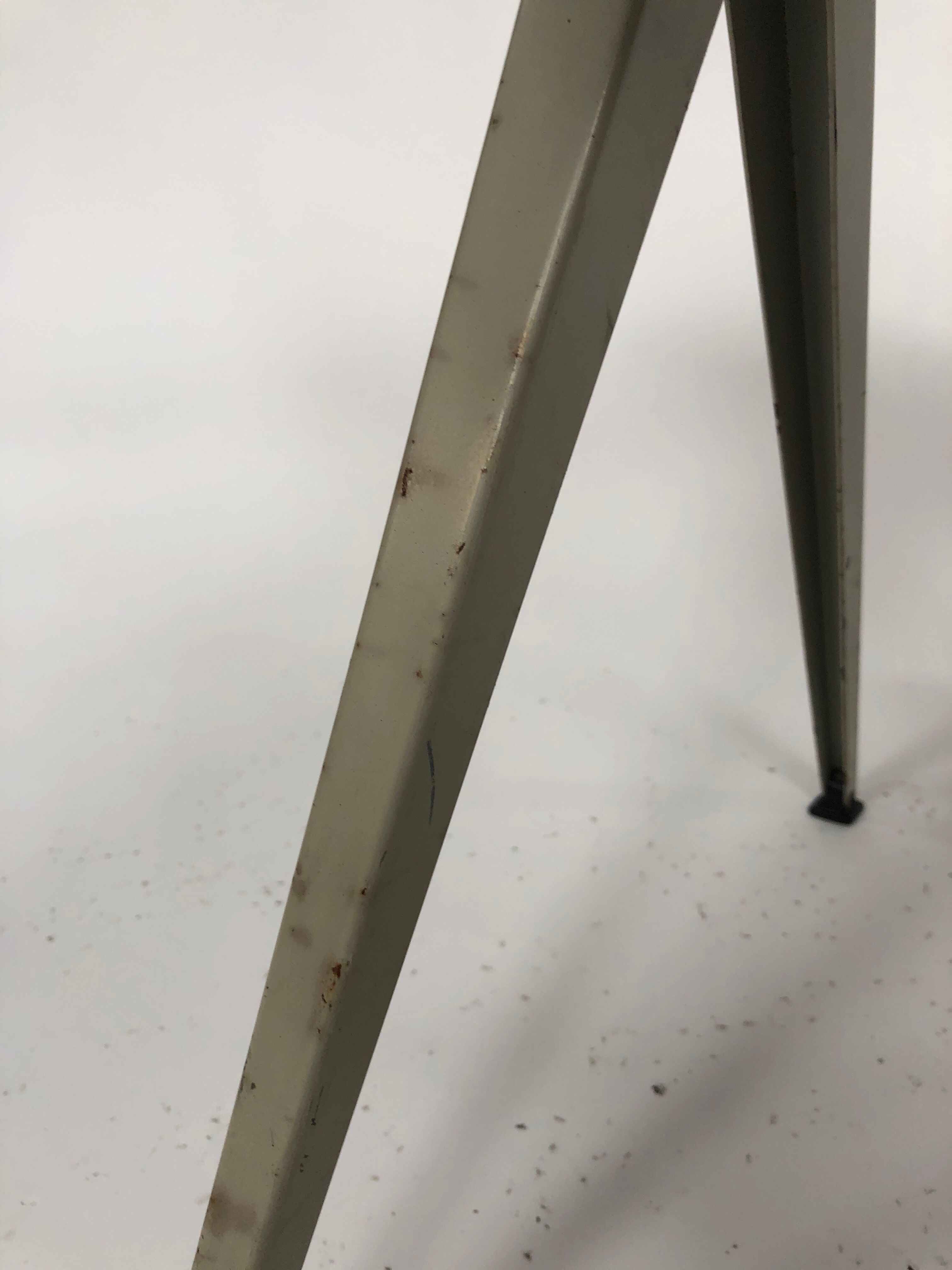 Lot of 4 vintage school chairs Galvanitas S16 Netherlands