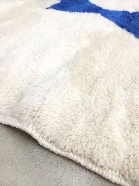 Traditional handmade Beni Ouarin rug size 150 x 250 cm