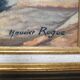 Maurice Rogue Huile sur toile située à vernet les bains datée 1981