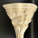 Wall lamp putti ceramic gien angel console