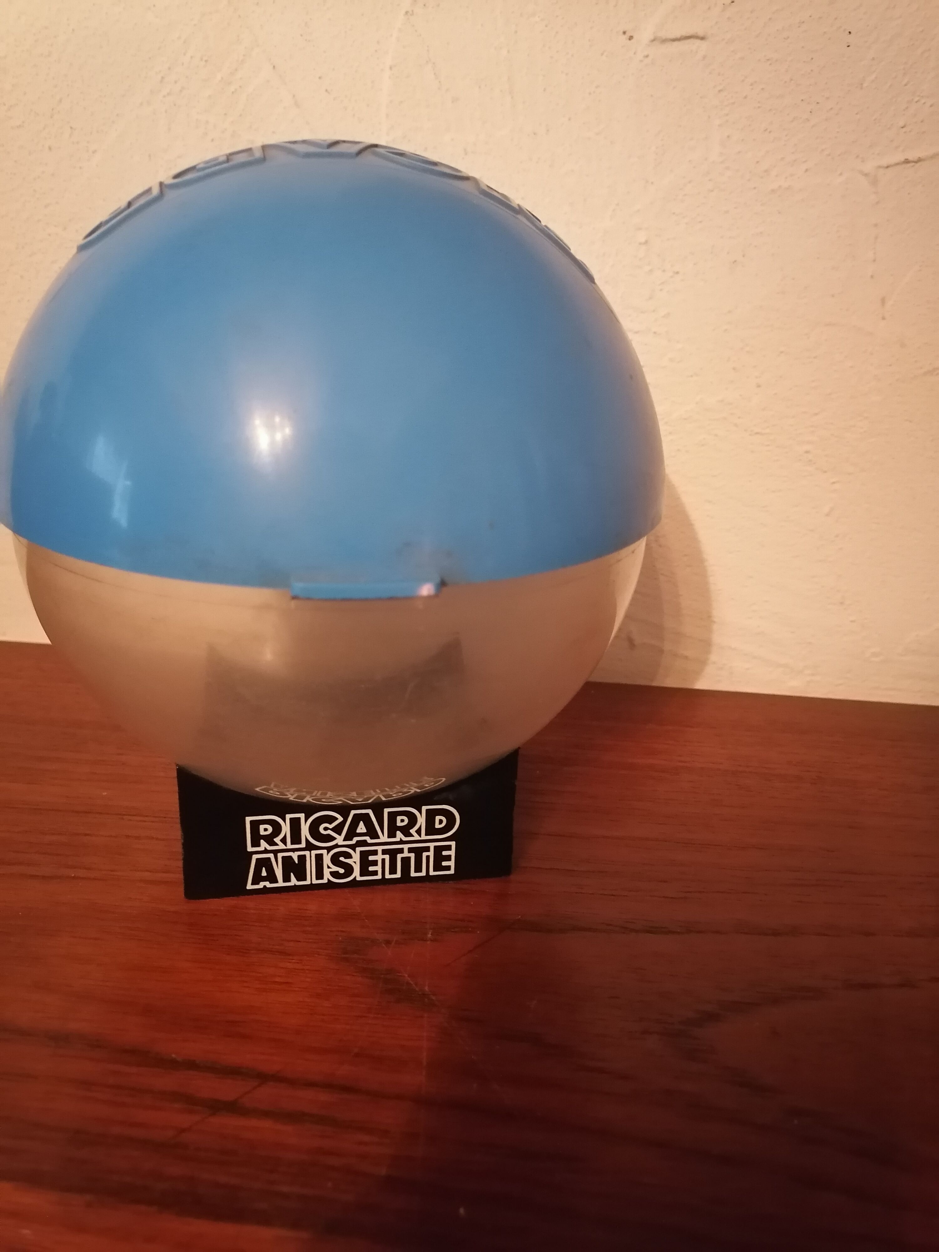 Sugar anisette ricard ball distributor blue 1970