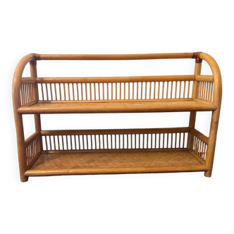 Rattan shelf from the 70s
