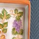 Terracotta plate signed P.Boy, glazed artisanal ceramics.