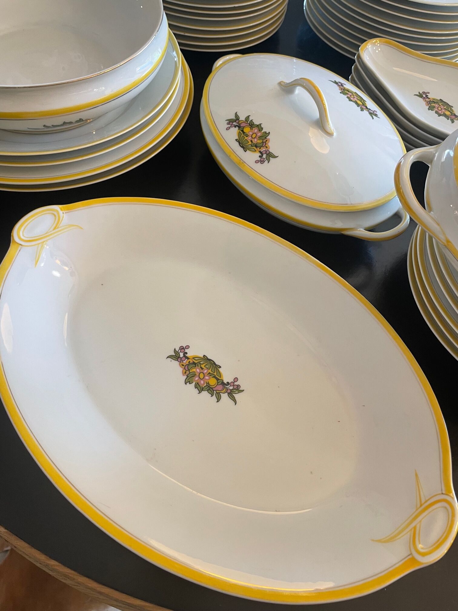 Limoges porcelain service