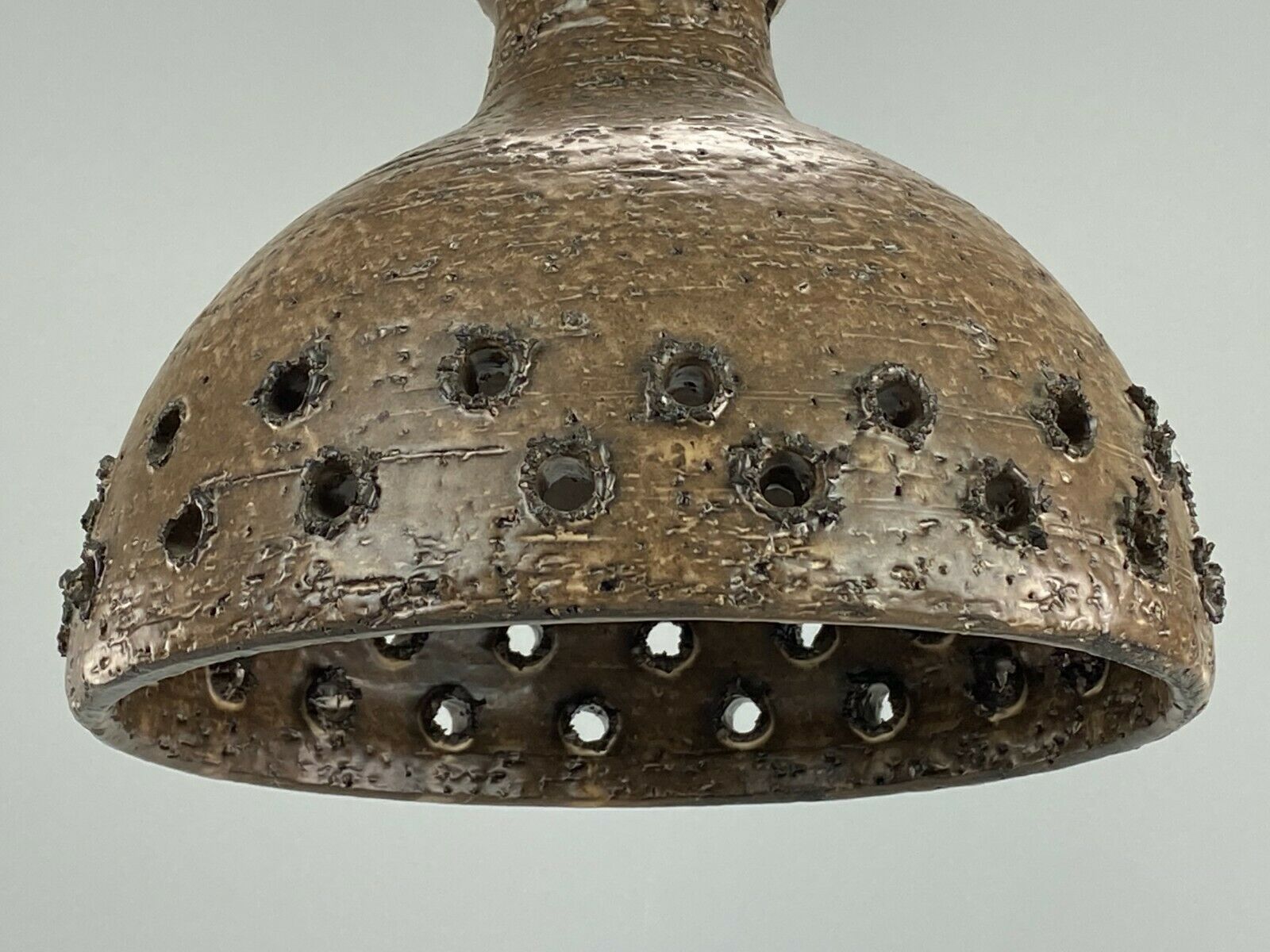 Danish ceramic pendant light from the 60s