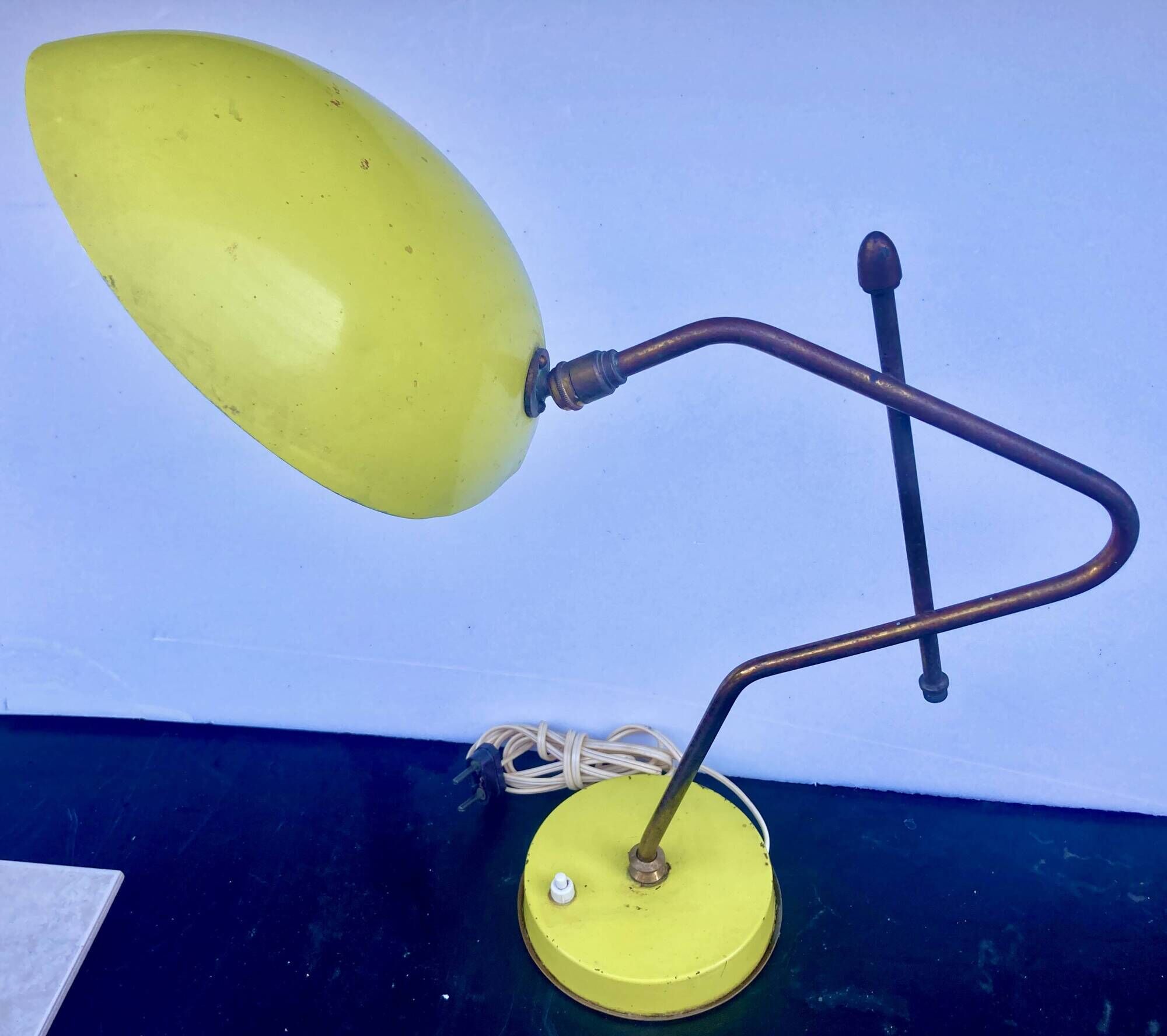 Desk lamp by jean boris lacroix - vintage from the 1950s - rare!!!