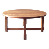 solid oak coffee table