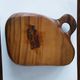 Olivier wood pocket bowl signed Jean Paul Bain Vallauris