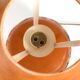 Vintage textured ceramic table lamp