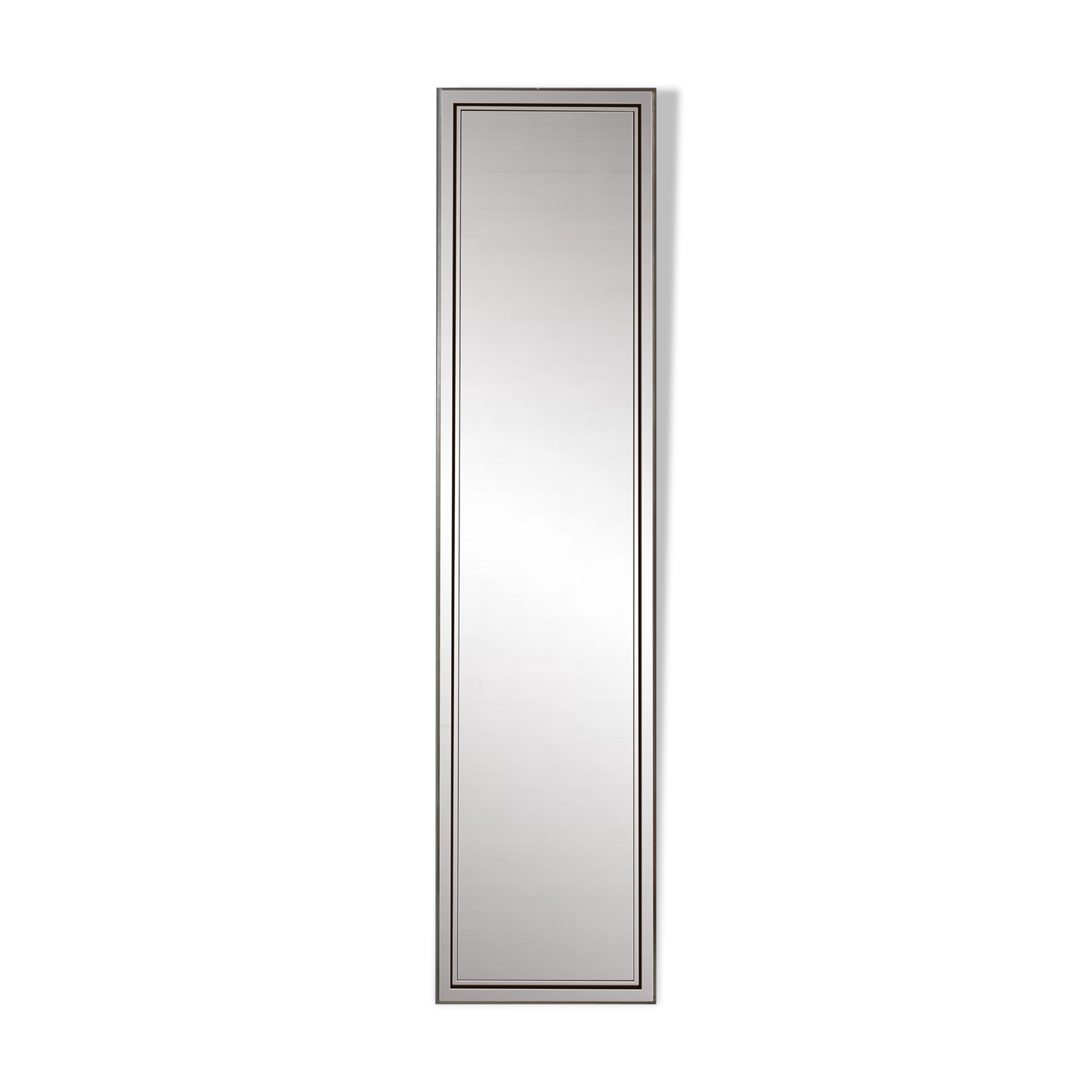 Chrome and screen-printed Deknudt mirror