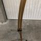 Lampadaire arc doré design des années 70