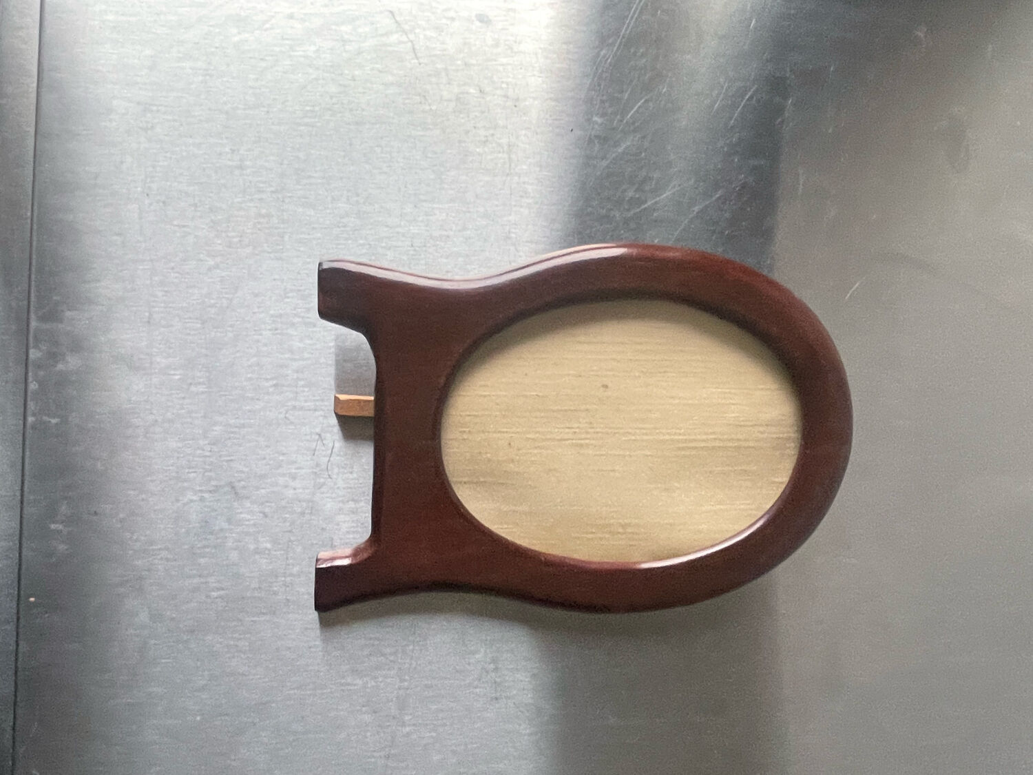 Vintage art deco style mahogany wooden frame measurements 17 cm x 12 cm