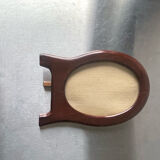 Vintage art deco style mahogany wooden frame measurements 17 cm x 12 cm