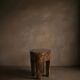 ANA stool in hand-carved solid recycled teak