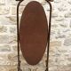 Brown rattan floor mirror 57x176cm