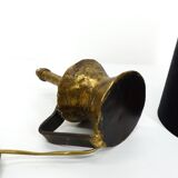 Max Bré Brutalist Lamp in Bronze 1970