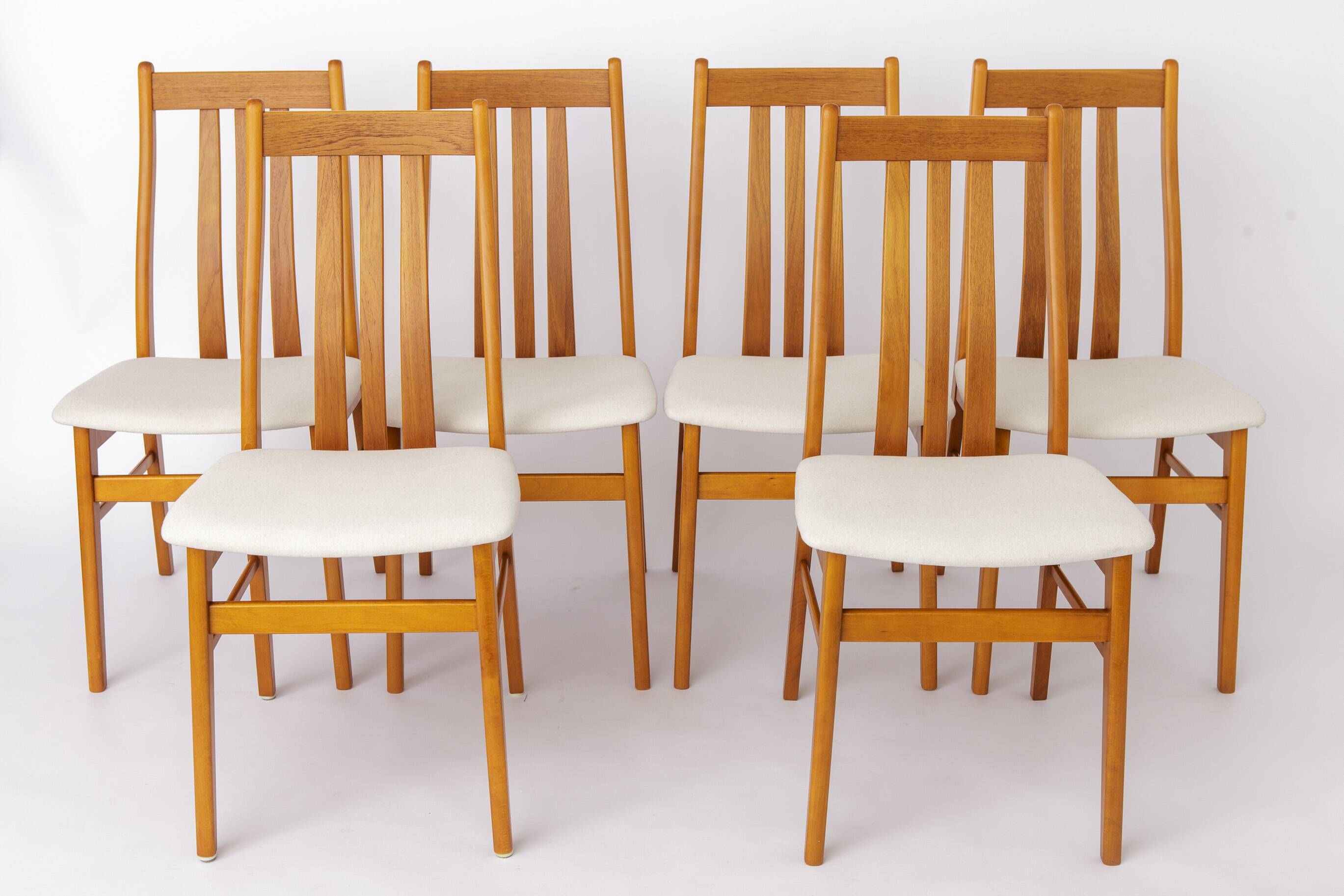 Set of 6 Farstrup Teak Dining Chairs, Danish Mid Century Chairs 1960s