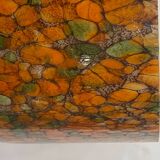 Lampara by Vidrio Millefiori, Peill & Putzler, Mid-century, Naranja, 70's –