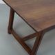Rustic Dining Table in Oak and Elm from the Early 20th Century
