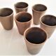 Digoin stoneware cups 1 set of 6 pieces