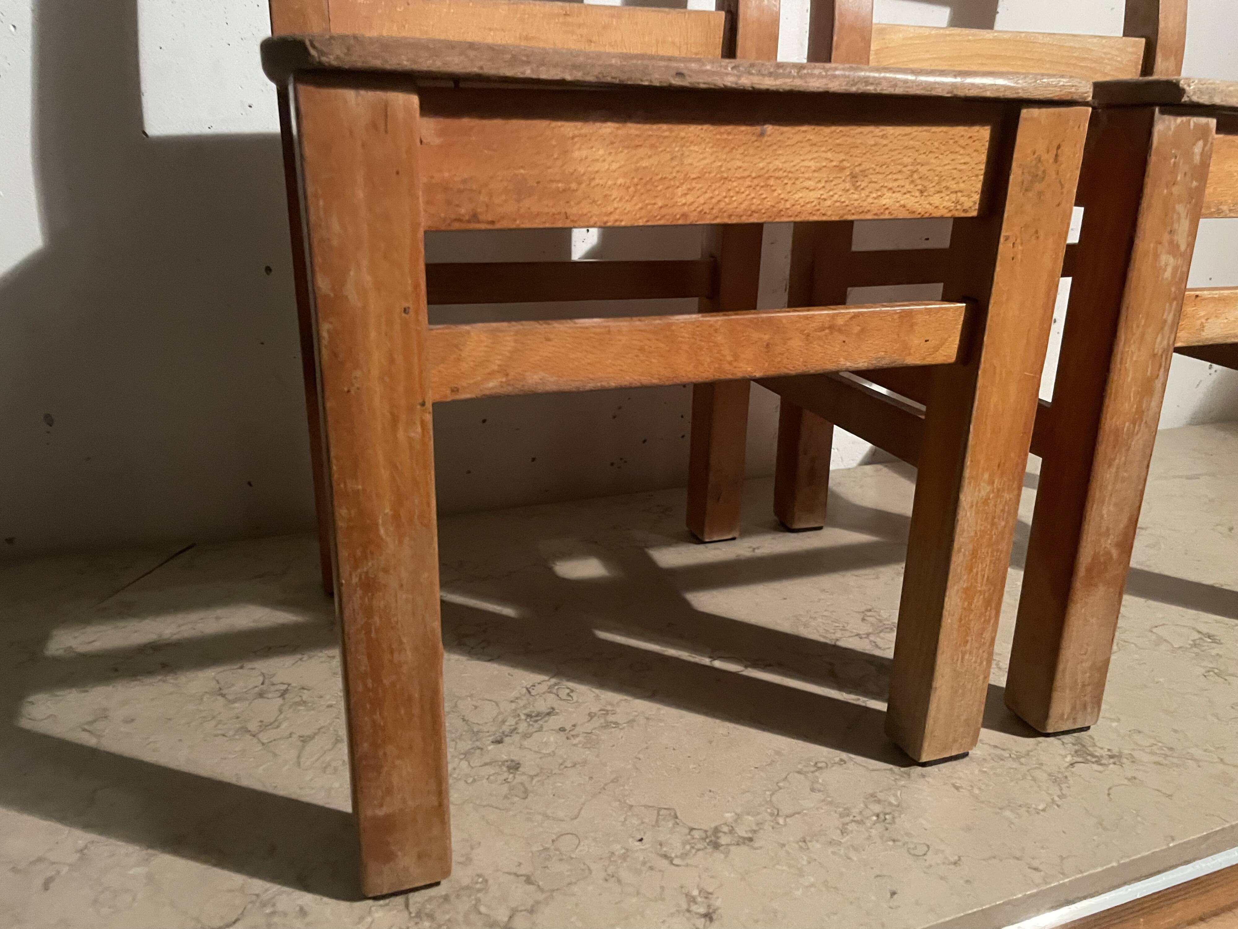 Pair of children's chairs from the 1950s