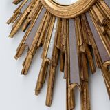 Rare oval convex sun mirror (3 pieces available)