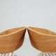 Scandinavian design solid oak dining chairs