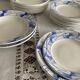 Service for 10 people in Saint-Amand earthenware from the 1930s
