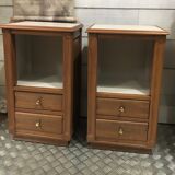 Pair of bedside tables 50s