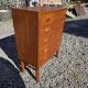 Scandinavian curved teak commode, Kai Kristiansen, 1960
