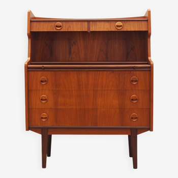 Teak secretary, Danish design, 1970s, production: Denmark