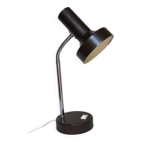 Chocolate brown desk lamp, 1960s