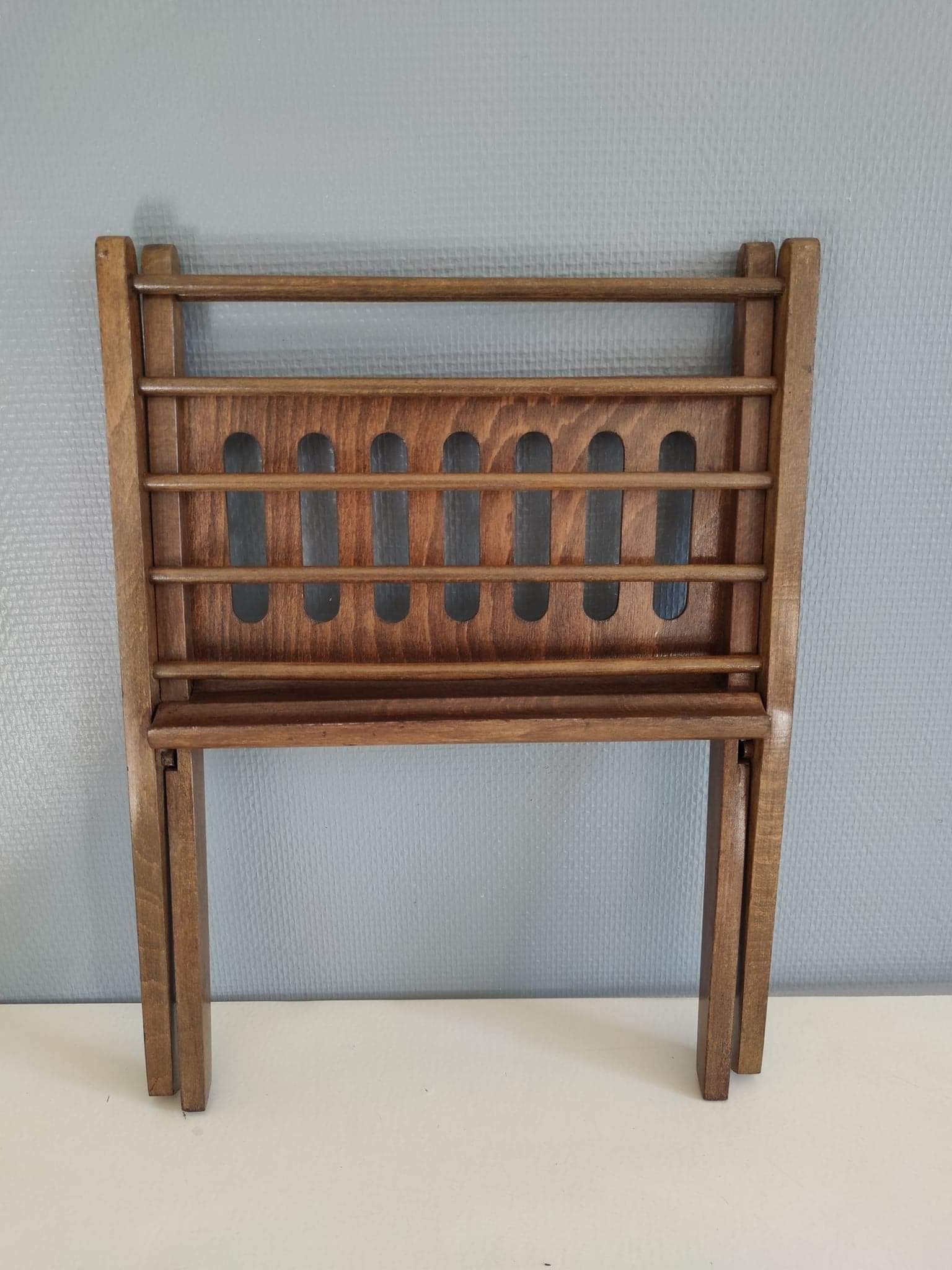Braakman beech magazine holders from the 1970s