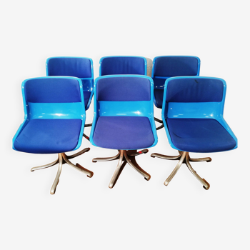 Suite de 6 chaises Modus, Osvaldo Borsani