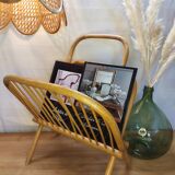 Rattan / bamboo magazine rack