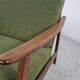 Pair of Scandinavian armchairs in afromosia, 60s
