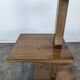 Lampadaire à tablettes moderniste en bois années 50