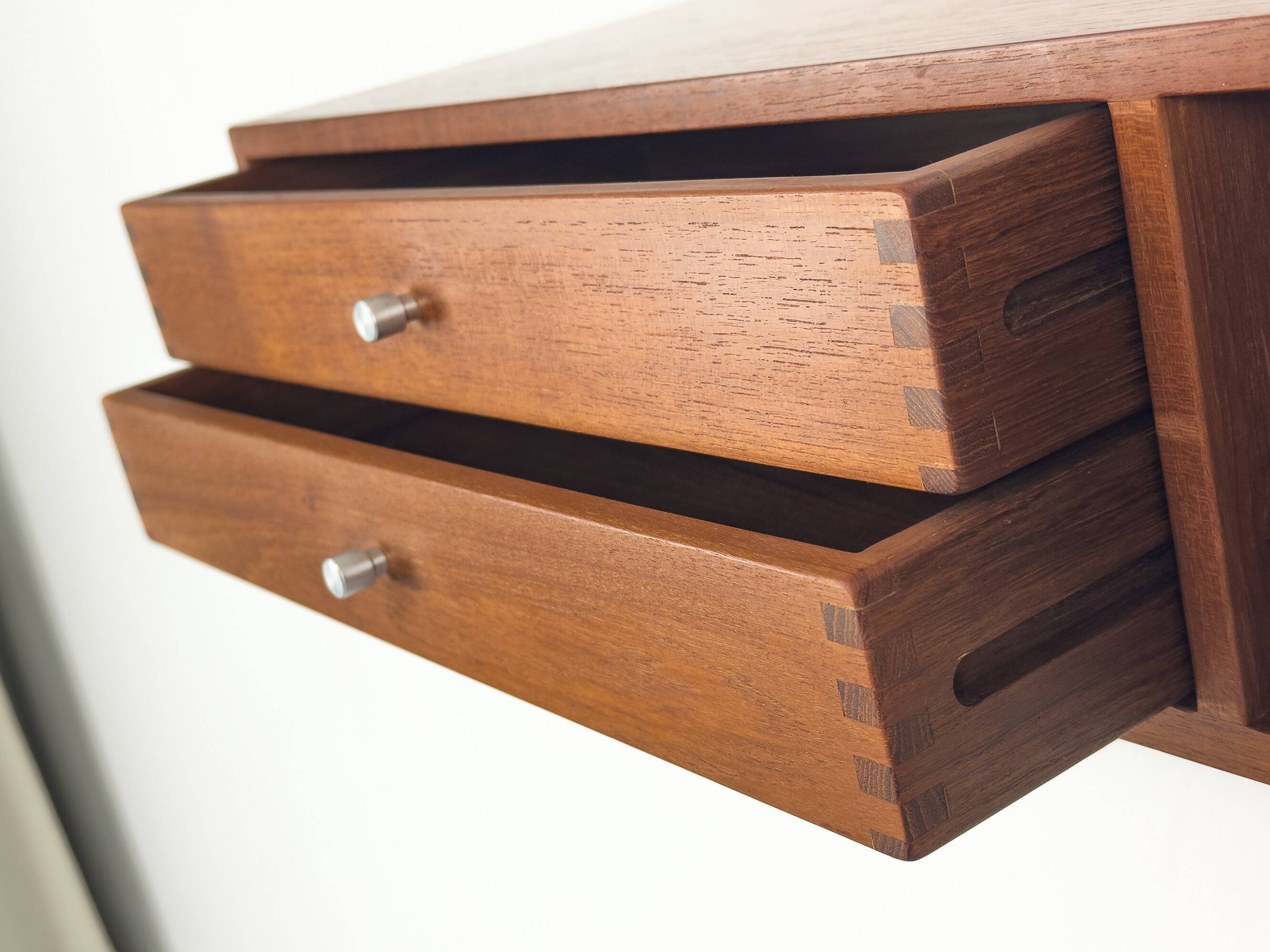 Teak Wall Console No. 132 by Kai Kristiansen for Aksel Kjersgaard, 1960s