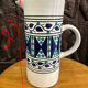 Handcrafted ceramic pitcher from Fes.