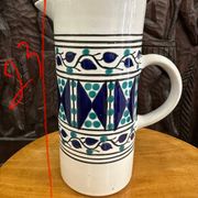 Handcrafted ceramic pitcher from Fes.