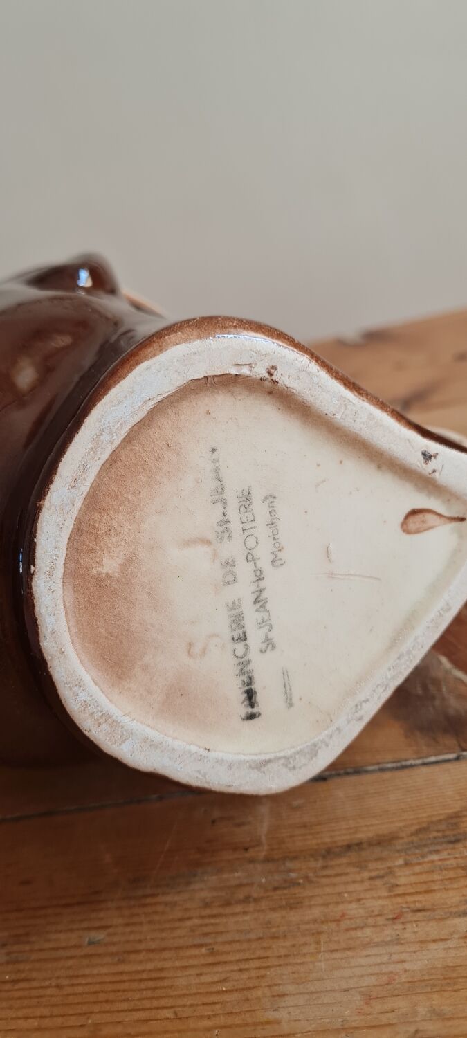 Casanis earthenware pitcher