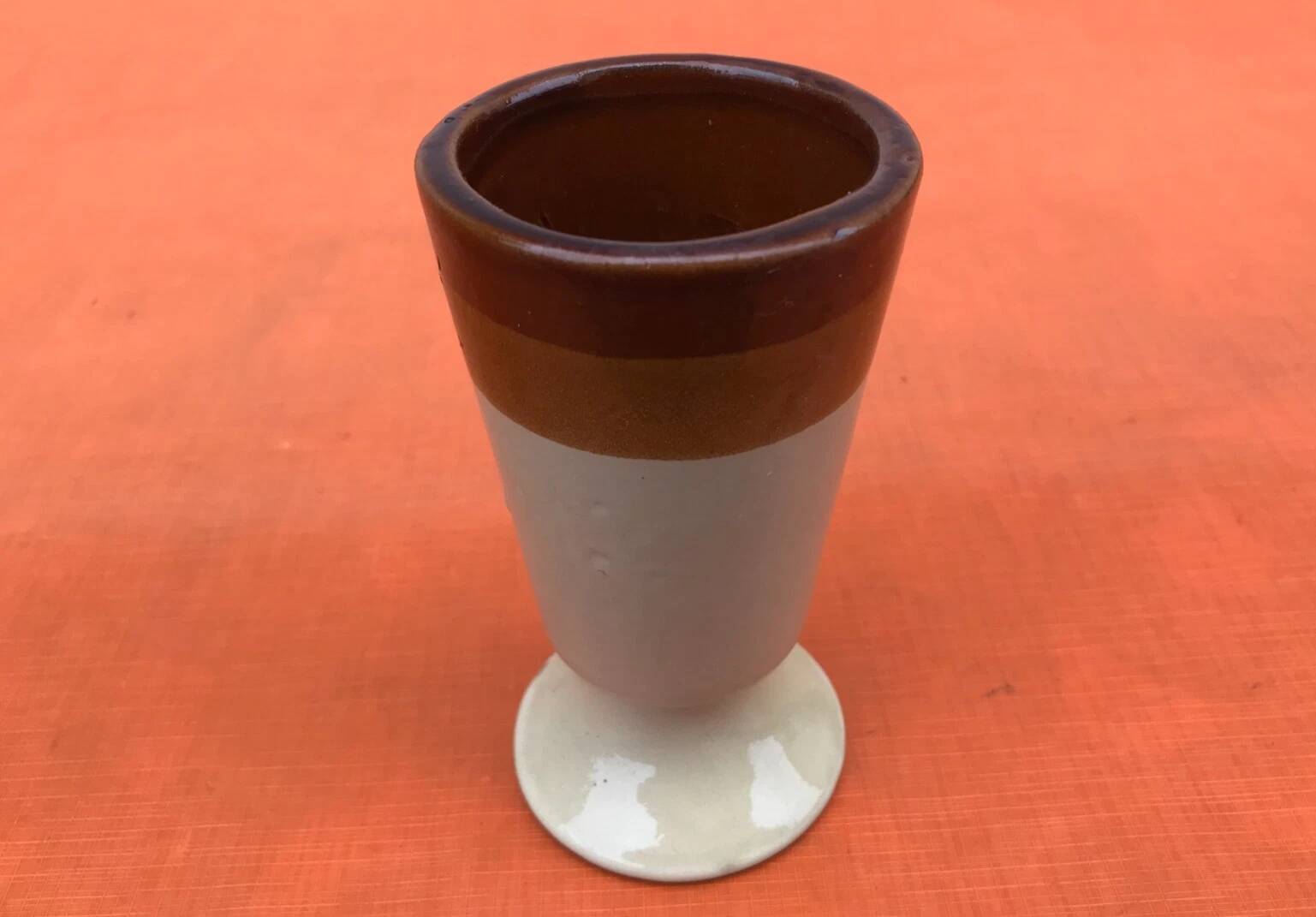 6 Mazagrans Basque Enamelled ceramic