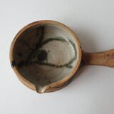 Ceramic fondue pot signed La colombe (Vallauris) 1970s