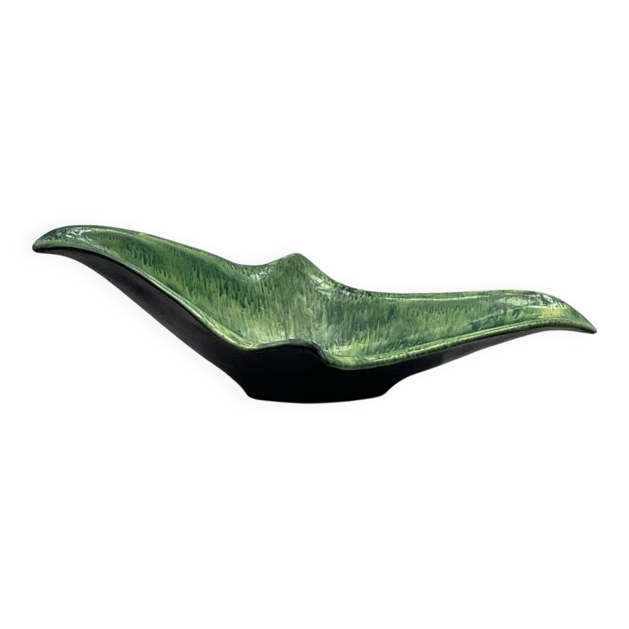 Ceramic catchall signed dimensions: height - 16 cm - width - 51 cm -