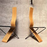 Series of 4 Chairs by Pietro Arosio for Airon 1980